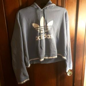 Hooded Adidas Crop Top